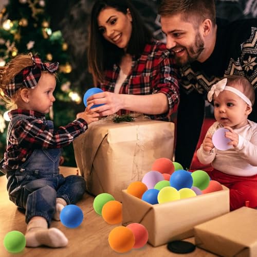 oazoxcx 12 Stück weiche Schaumstoffbälle - Softbälle für sicheren Indoor-Spielzeugspaß - Lebendige Bälle Einzigartige Geburtstagsgeschenke für Jungen und Mädchen
