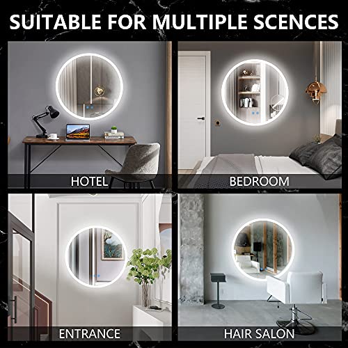Vlsrka 24 Inch Bathroom Mirror | Bundle With | Led Full Length Floor & Wall Mounted Mirror #TOP6