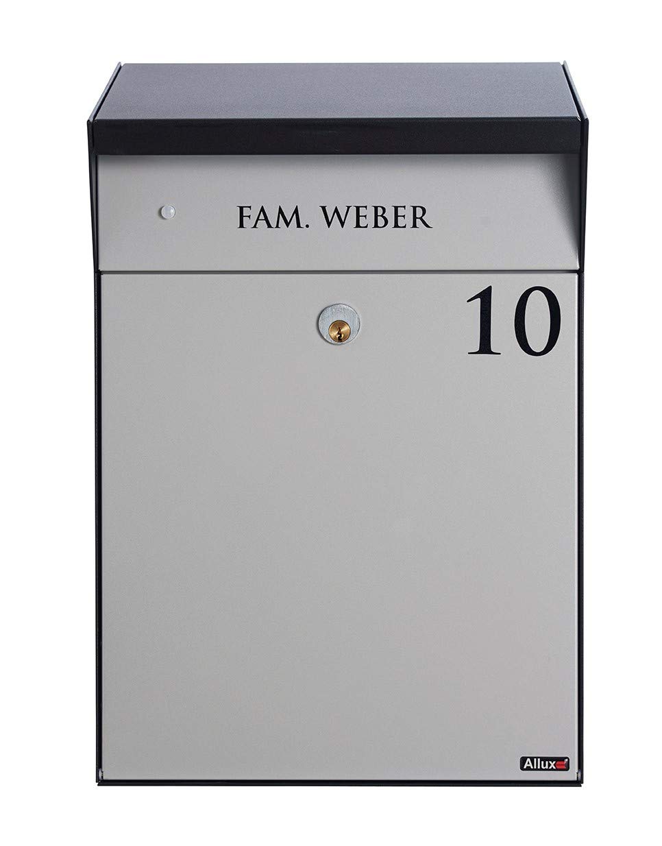 Allux F47370 Briefkasten,525 x 345 x 235 mm,Schwarz : Amazon.de 