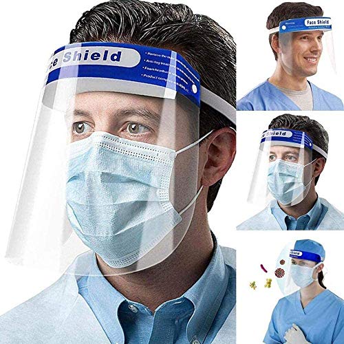 Preisvergleich Produktbild 5 x praktische Anti-Beschlag-Maske, spritzwassergeschützt, Kopfschlaufen-Schutzmaske, Gesichtsschutz, Hüte und Kappen
