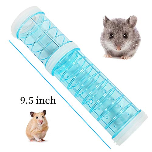 WishLotus Hamster Tubes, Adventure External Pipe Set Transparent MaterialHamster Cage & Accessories Hamster Toys to… - Image 5
