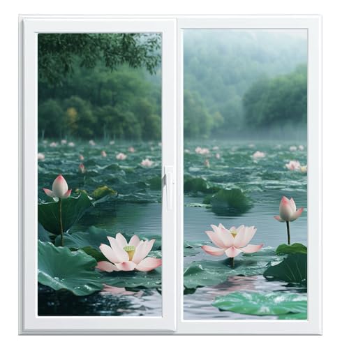 Película adhesiva decorativa para ventanas miniatura 2