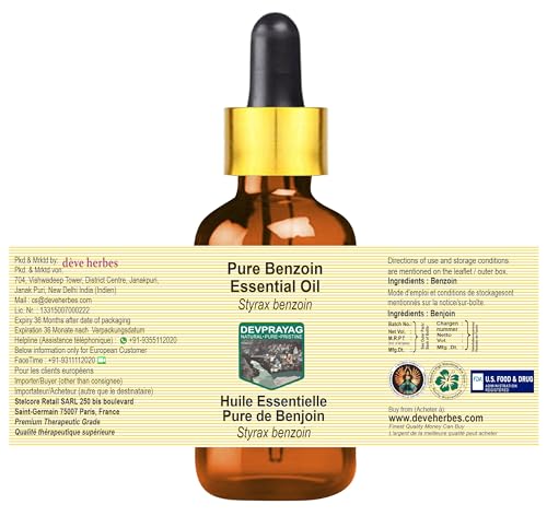 Aceite Esencial Puro de Benjuí 50ml con Gotero miniatura 3