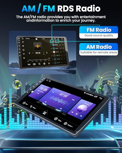 Image of 12 Core Radio Stereo Replacement Upgrade for Toyota Tacoma 2016-2022: 10.2 Inch IPS Touch Screen Head Unit with Wireless CarPlay Android Auto Bluetooth GPS WiFi DSP, 6GB RAM 128GB ROM Audio System