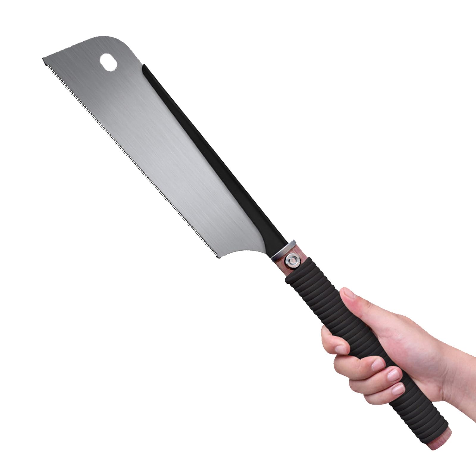 TechPeak Double Blade Saw with Saw, Replacement Blade, Wood Cutting Hand Saw, Flash Tool, SK5 High Carbon Steel, Three Surface Polishing, Manual Repair Tool, For Woodworking, Vertical and Horizontal :