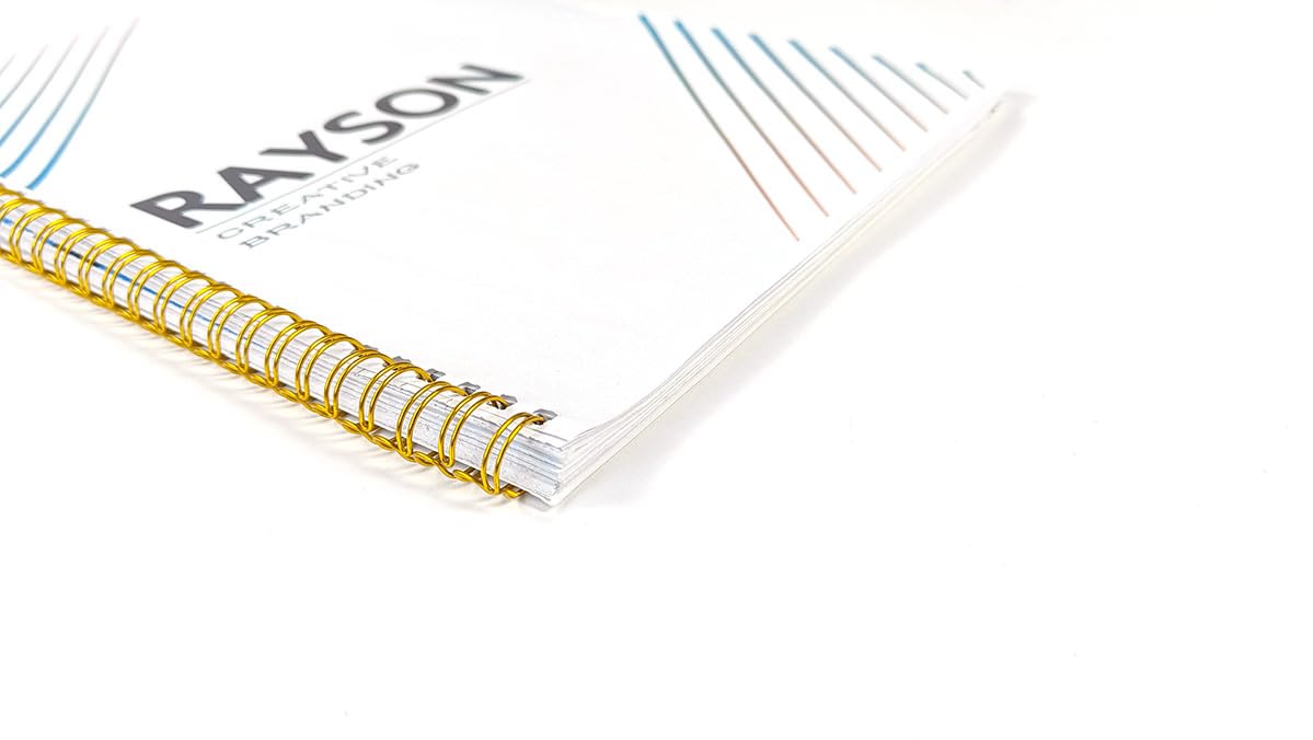 RAYSON Drahtbindemaschine, 34 Löcher, 120 Blatt Binden, TD-1200 | Robuste Metallkonstruktion, Kostenloses Bindematerial im Lieferumfang enthalten