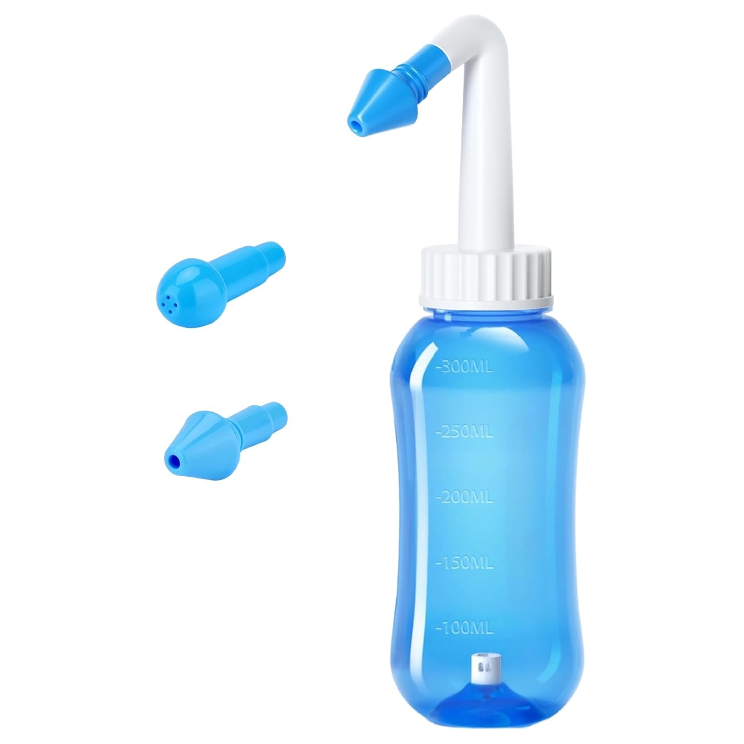 jankylabh 300ml Jal Neti Pots Bottle for Sinus BPA Free Rinse Nose Yoga Pressure Cleaner Nasal Irrigation Wash Bottle System for Adult & Kid-picture-15