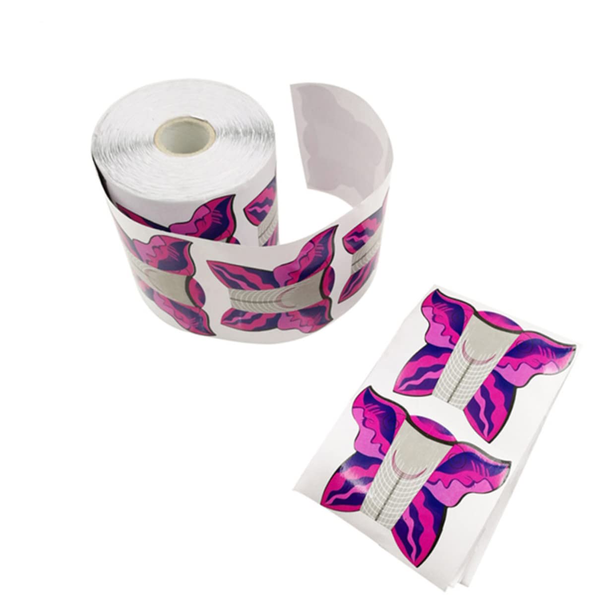 FRCOLOR 500pezzi Forme Per Unghie Per Estensione Guida Per Nail Art Acrilico Design e Per Professionisti e Principianti