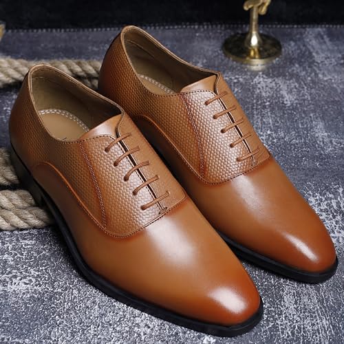 Image of LOUIS STITCH Men's Derby Formal Shoes| Handmade Italian Leather Shoes for Men (LSEUPLDY)