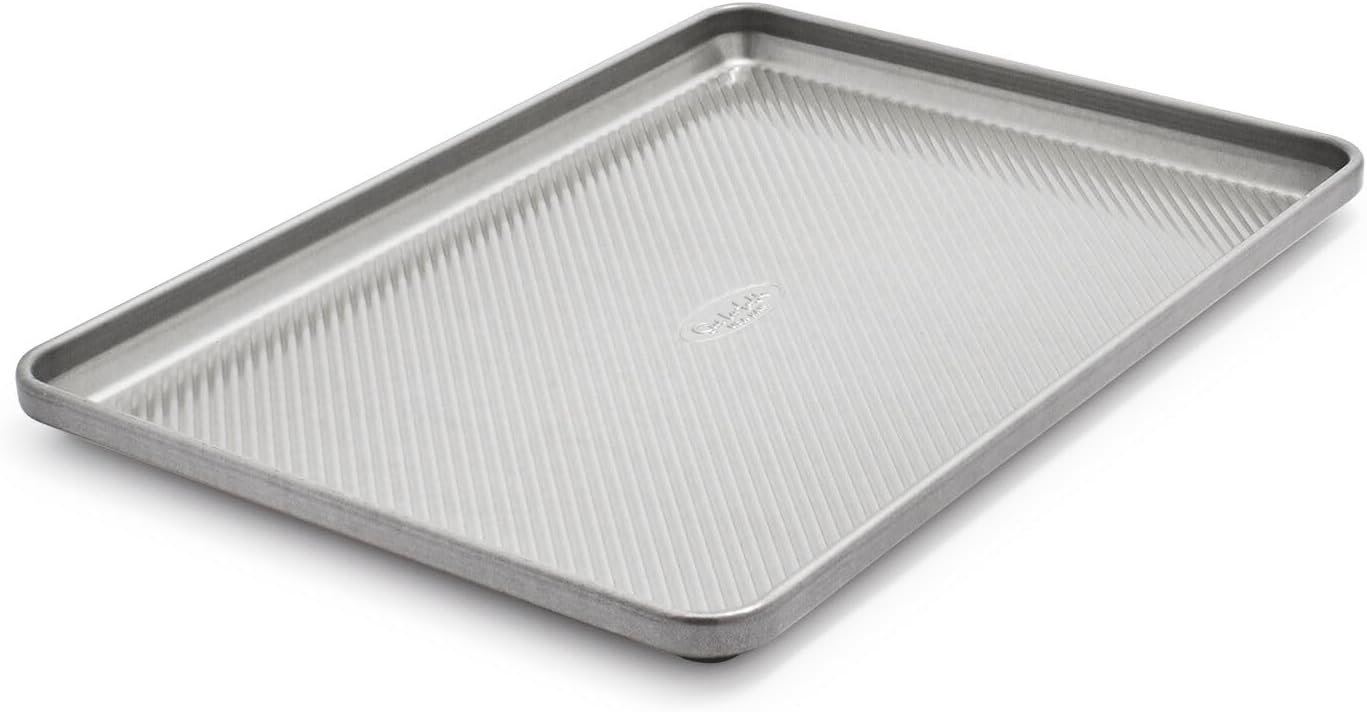 Sur La Table Platinum Pro Heavy Duty Half Sheet Pan, Silver