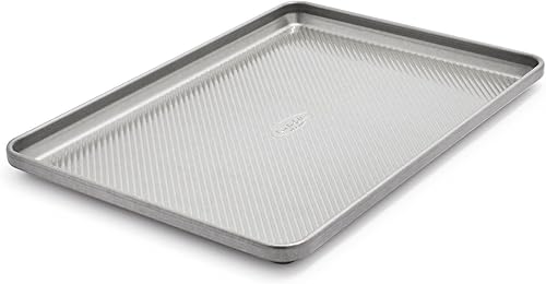Sur La Table Platinum Pro - Bandeja de media hoja resistente, color plateado