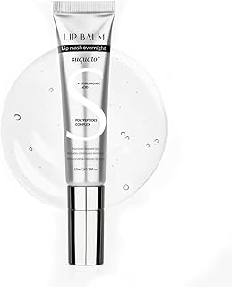 Peptide Lip Treatment Lip Butter Balm, Mini Lip Plumping Gloss Set for Dry Lips Care Treatment, with Hyaluronic Acid And Lip Mask Overnight for Glowy Skin, Travel Size Night Hydrating Lip Balm