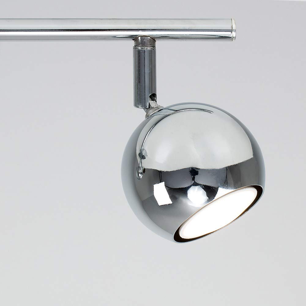 MiniSun | Mini Retro 3 Way Eyeball Chrome Spotlight | Ceiling Spots, Home Décor & Improvement Essential - View #10