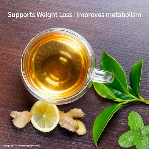 Image of Celest Ginger Mint Lemon Green Tea 400 Tea Bags (100 Bags x 4) | Immunity Support | Refreshing & Energizing
