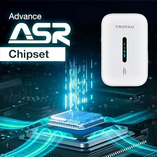 Image of 4G LTE Portable WiFi Dongle Hotspot - Up to 300Mbps High-Speed Internet, 4000mAh Battery with 20 Hours Backup, Connect Up to 10 Devices, Supports All SIM Cards