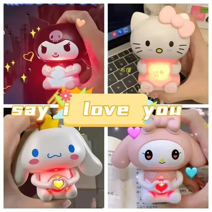 Image of Bear Hugs Cute I Love You Talking Mini Figure Anime-Inspired Voice ToyAction Display Figurine Highly Detailed Collectible Figure | Perfect for Display, Gift, or Collection