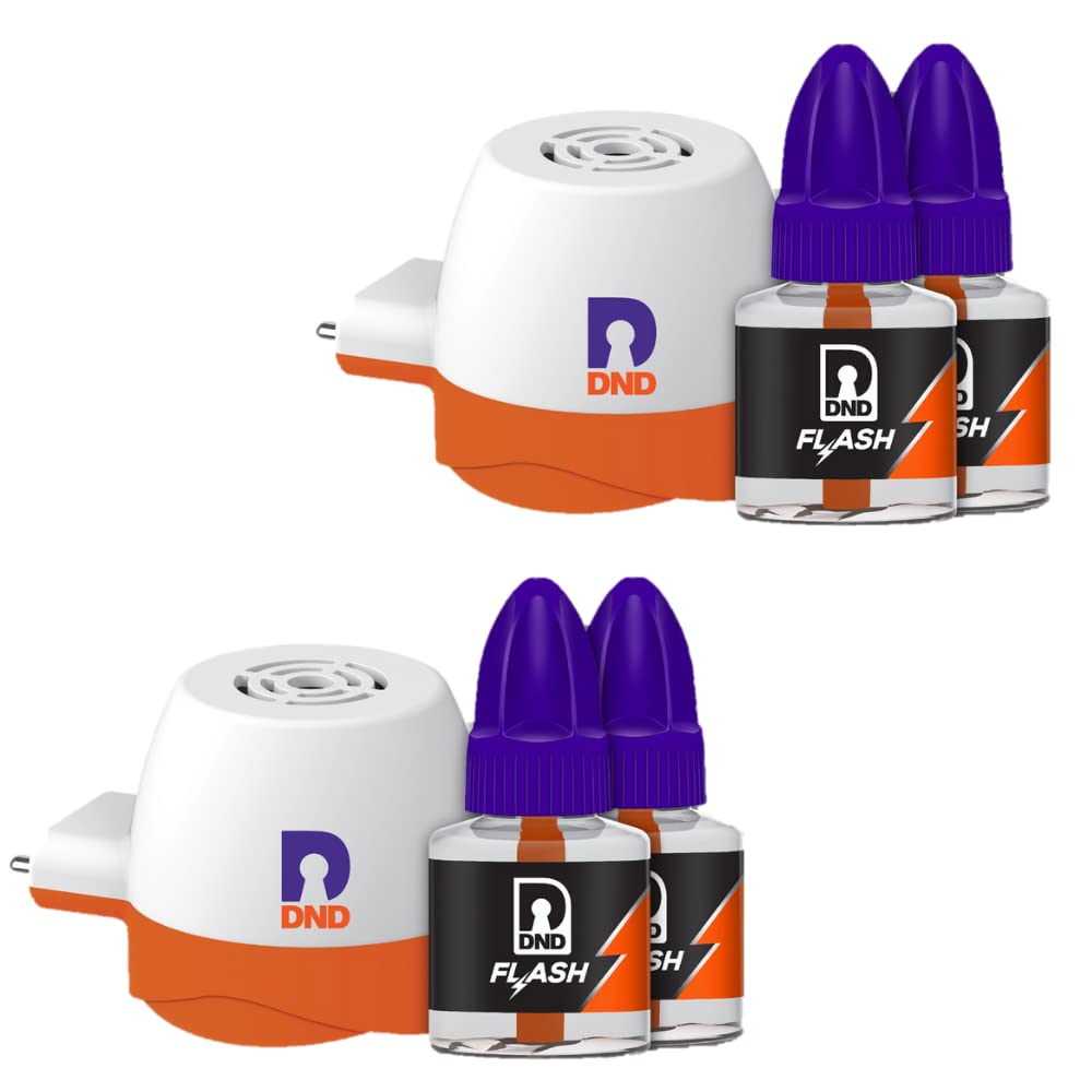 DND Flash Mosquito Repellent Refill | Liquid Vaporiser | 3x Turbo Power | Combo 2 Refills & 1 Machine | Pack of 2-picture-28