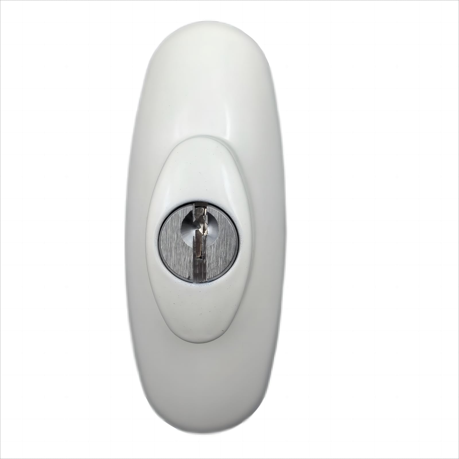 Keyed Lock Assembly, Andersen Tribeca Style Exterior Keyed Lock with Keys, Patio Door Lock with Key, Quality Upgrade, RH - White