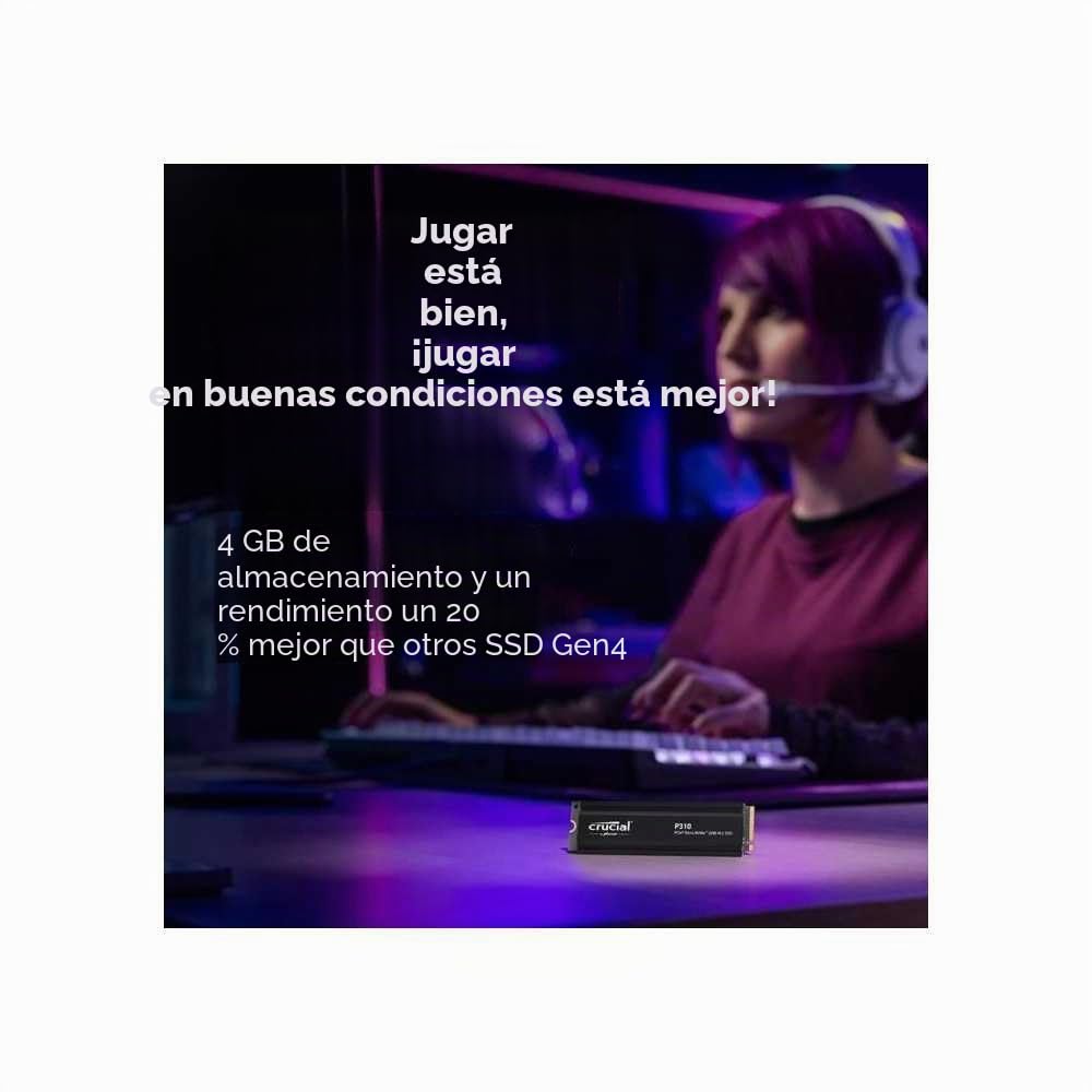 Crucial P310 - Ssd - 1 Tb - Intern - M.2 2280 - Pcie 4.0 X4 (nvme)