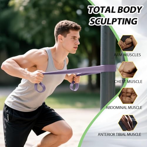 Image of LEEKEY Resistance Bands, Exercise Bands with Handles,Pull Up Assist Bands - Band Set with Door Anchor - Bands for Working Out,Band for Men and Women Fitness Training, Physical Therapy,Home Workouts