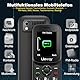 uleway T185 | 4G LTE Handy mit Dual-SIM | 1.7 Zoll Farbdisplay | Bluetooth | 1000mAh Akku | Seniorenhandy Ohne Vertrag mit LED-Taschenlampe | Prepaid Tastenhandy | Schwarz