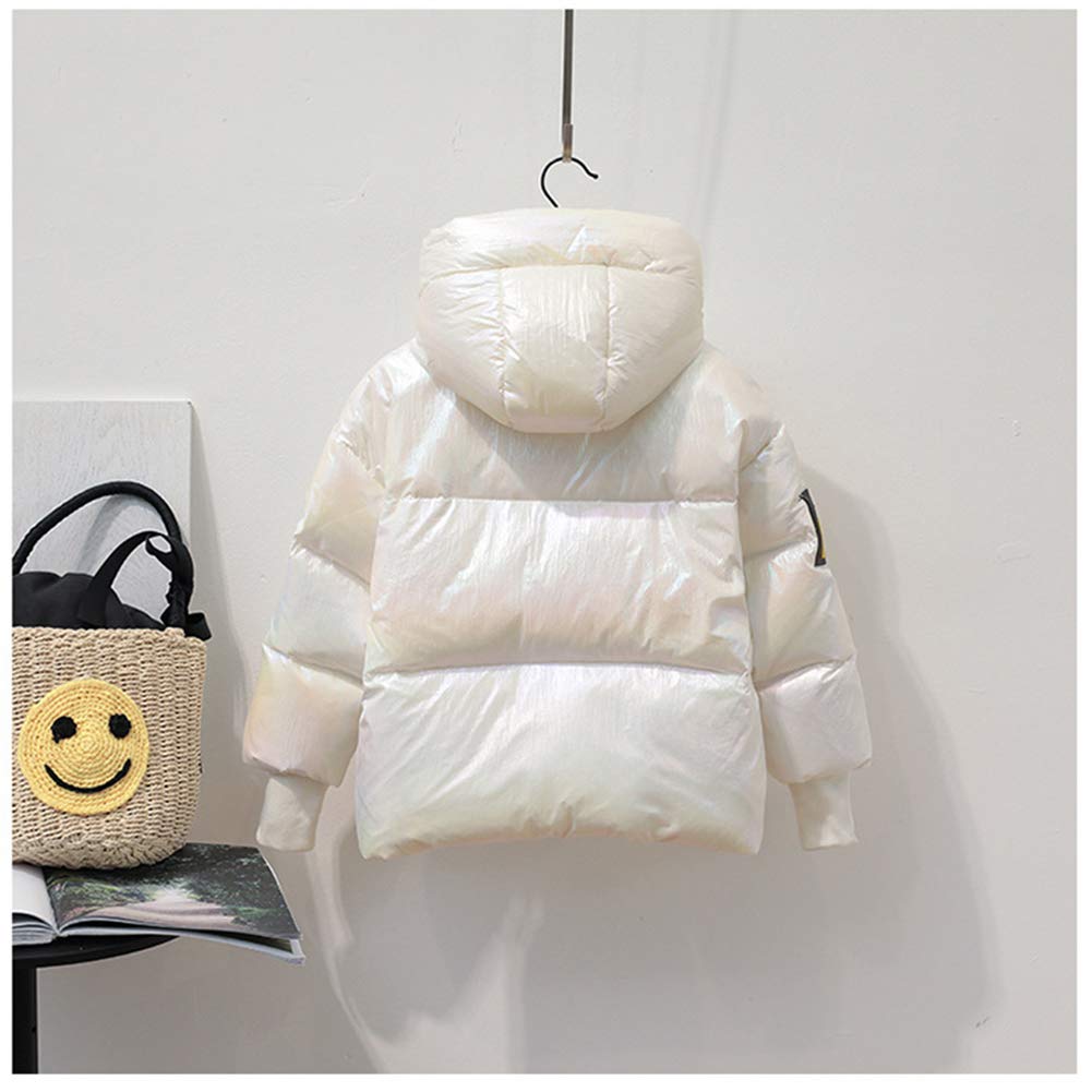 GUOCU Bambini Giubbotto Piumino Invernale Ragazzi Ragazze Leggero Impermeabile Cappotto Con Cappuccio Da Bimbo Caldo Capispalla
