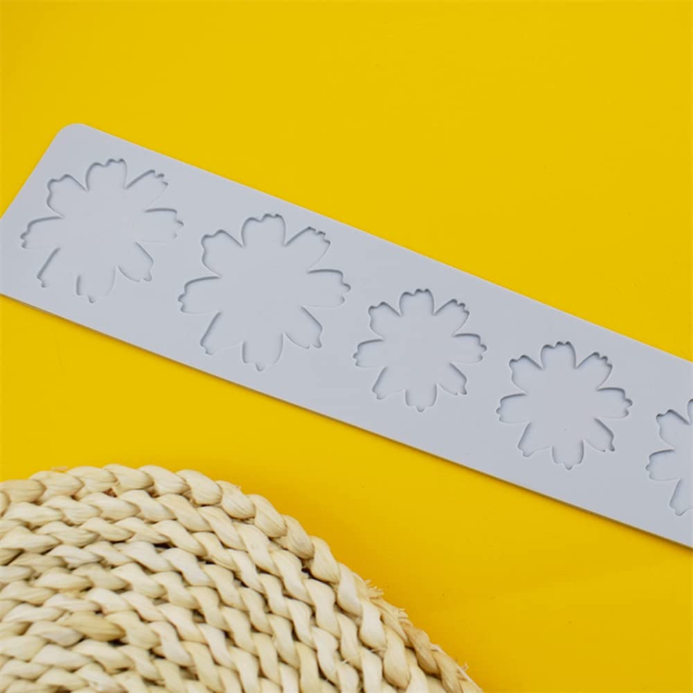 Tapis en dentelle pour sapin de Noël, flocon de neige, élan, bois de cerf - Moule à sucre pour décoration de gâteaux - Pour décoration de gâteaux - Moule à chocolat (flocon