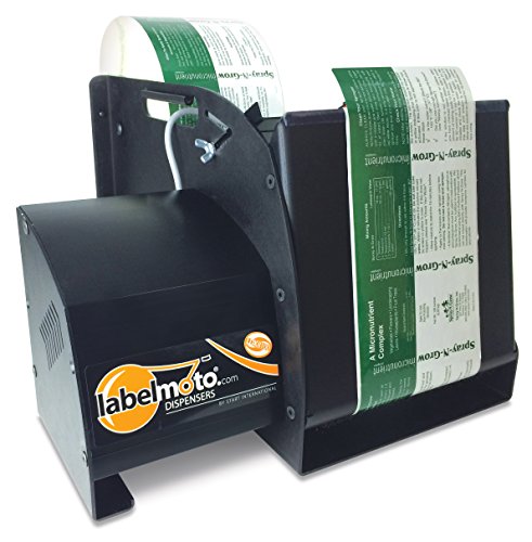 START International LD8100-2EU Elektrischer ultraschneller Etikettenspender, max. Breite 127 mm, Länge 305 mm, Vorschubgeschwindigkeit 19,8 cm/s, Schwarz