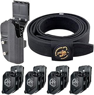 Black Scorpion Outdoor Gear Combo Grand Master Production USPSA (4 Storm I + Holster GL34 Uspsa + 1 Belt XXLBK)
