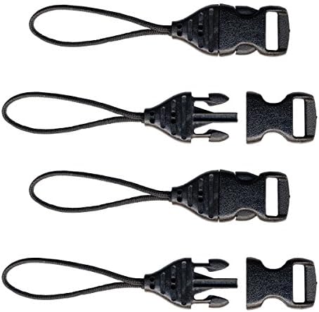 OP/TECH USA 1301082 Mini QD Loops - 1.5mm - System Connectors , Black