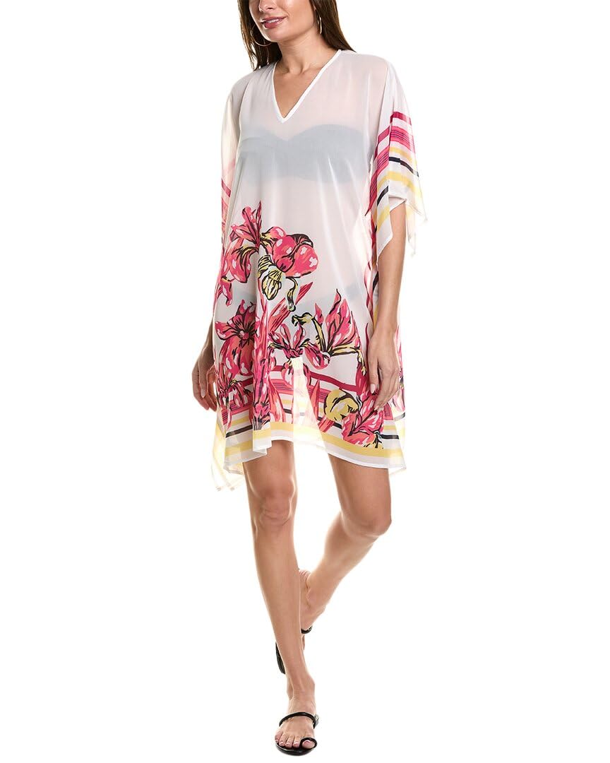 Carmen Marc Valvowomens V-neck Caftan