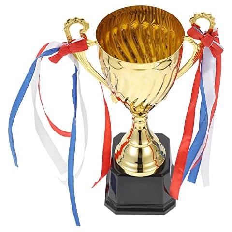PATKAW 1Pc Trophy Cup, Awards and Trophies Large Trophy Football Trophy Basketball Trophy Bowling Trophy Soccer Trophy Trophy Awards Prizes for Adults Kids, 8x8x24.5cm Cover