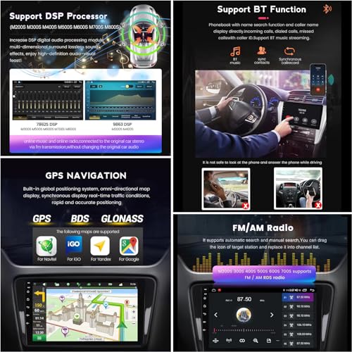 Autoradio Android 12 CarPlay et Android Auto écran 9" pour KIA Morning