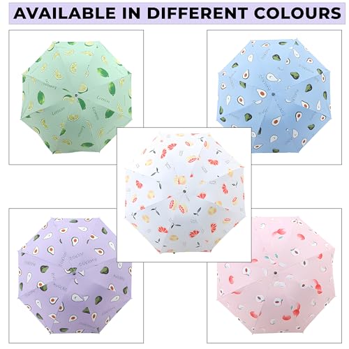 Image of Kraptick Printed Travel Umbrella for Rain, UV, Wind Proof, Water-Proof Umbrella for Men /Women /Boys /Girls /Kids (UMBR-02)