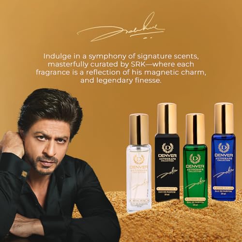 Image of Denver SRK Autograph Gift Set Perfume 20 ML Each, Pack of 1 | Long Lasting Perfume Luxury Gift Ser For Men