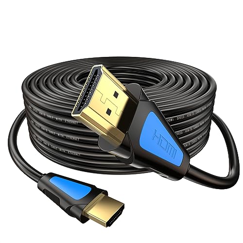 Fuwaderp HDMI Cable 75 ft-Big OD 9.0 in-Wall CL3 Rated 18Gbps Supports 4K@60HZ HDR ARC Ultra HD 3D 1080P Compatible with Laptop UHD TV Monitor PS4/PS5 ect