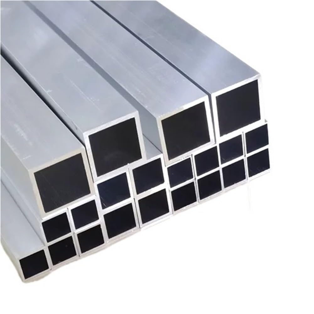 300/500 mm Aluminiumlegierungs-Vierkantrohr, rechteckiges Profil, DIY-Dekoration, Aluminium-Hohlrohr, 1 Stück(300 * 100 * 25 * 1MM)