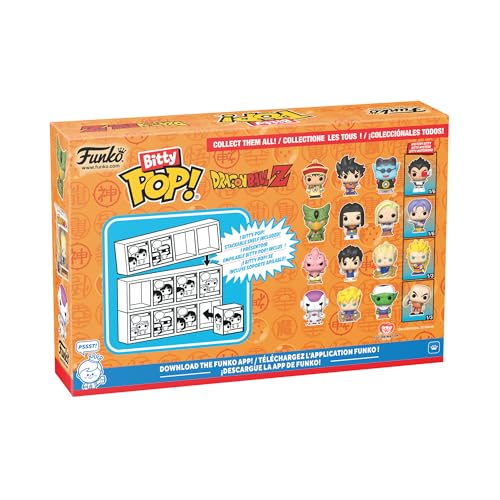 Pack de 4 figurines Funko Bitty Pop Dragon Ball Z Frieza - vue 4