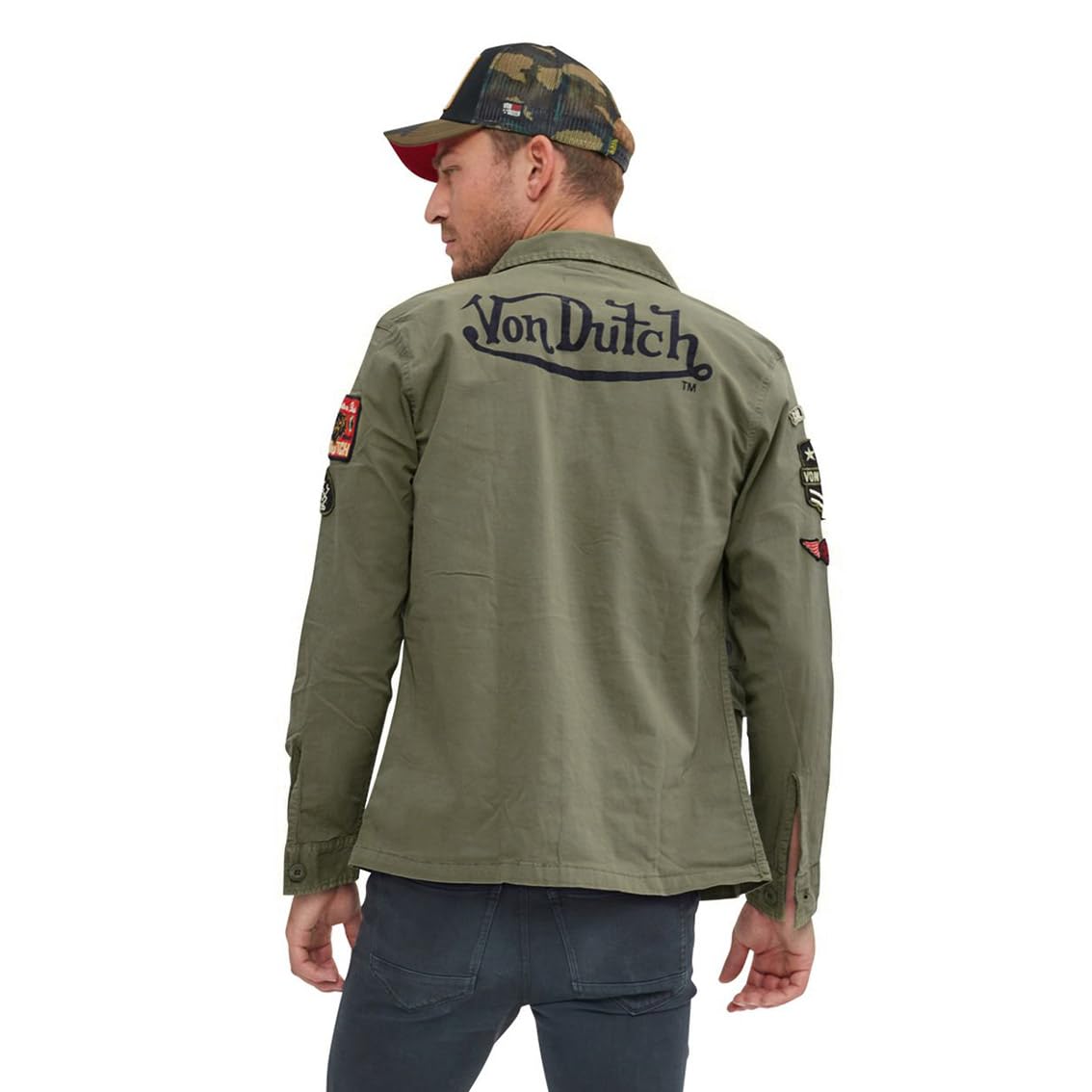 Chaqueta de algodón fina para hombre Rebel