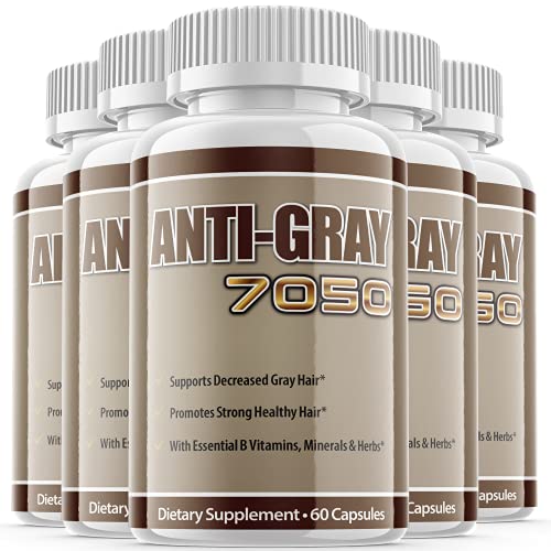 Anti-Gray 7050 Helps Restore Natural Hair Color Advance Formula (5 Pack)