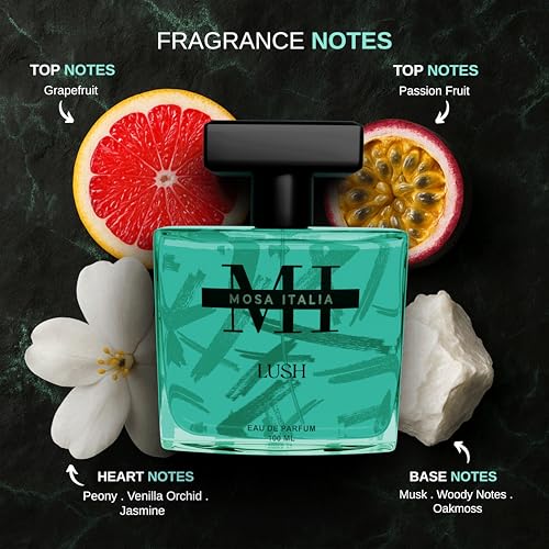 Image of Lush & Midnight Noir Perfume Combo for Men & Women (100ml Each) | Eau de Parfum Long-Lasting Luxury Sweet, Woody & Aquatic Fragrances Premium Gift Set