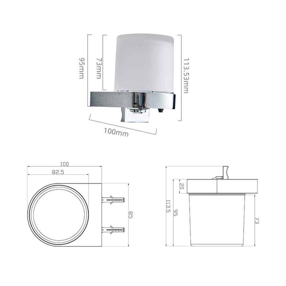 Soap dispenser Distributore di Sapone A Parete, può Reintegrare Disinfettante per Le Mani, Gel Doccia, Ottone, Lega di Zinco, Adatto per Casa, Hotel, Scuola, ECC, 175 Ml