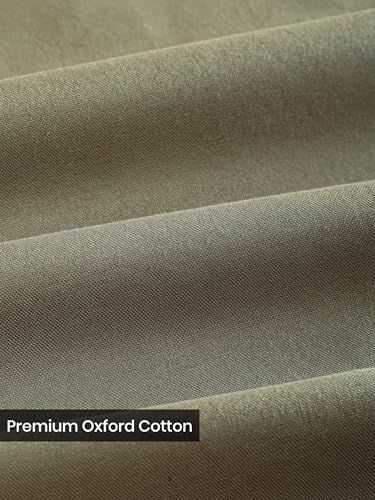 Image of Beyoung Oxford Cotton Shirt for Men | Premium Oxford Fabric | Regular Fit | Button-Down Collar