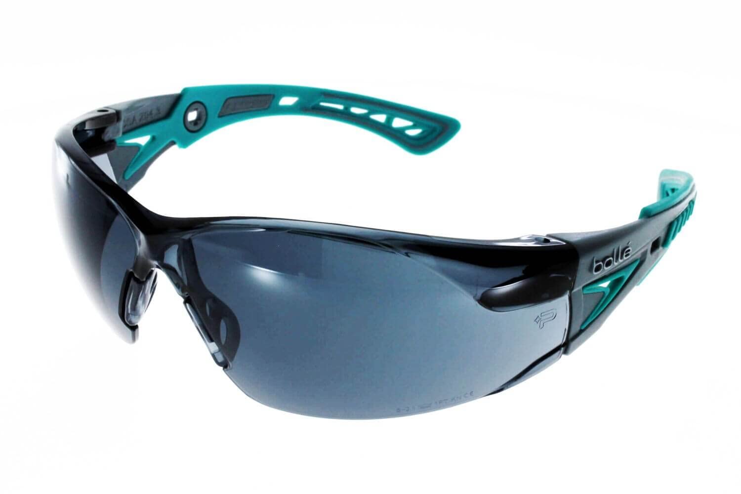 Bolle Safety RUSH+ Anti-Mist Safety Glasses, Smoke PC Lens