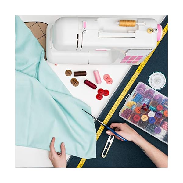 24 Colour 4-Hole Resin Button Set, Choice of Small, Medium or Large Sizes, Haberdashery for Crafting, Sewing, Replacement, Knitting Baby and Kids Sweaters, Handmade Crafts (20mm/32L, 288 Pieces) - Image 4