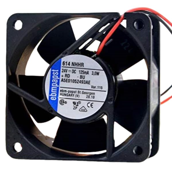614NHHR 24V 3.0W 60MM Fan - 6025 6CM 125mA 2-Wire Inverter Cooling Fan