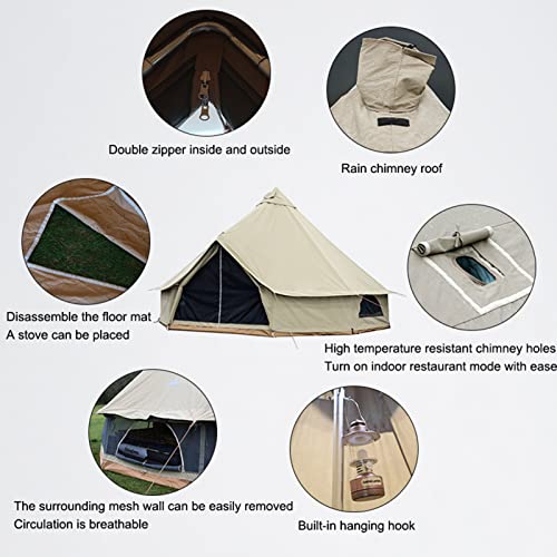 Carpa Yurt Extra Grande para 6-8 Personas 4 Estaciones miniatura 6