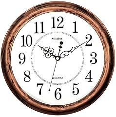 Adalene 13 Inch Decorative Wall Clock Silent Non Ticking Vintage Retro Rustic Battery Operated Adalene 13 Inch Decorative Wall Clock Silent Non Ticking Vintage Retro Rustic Battery Operated item