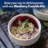 Calhoun Bend Mill Blueberry Crumble Mix | Delicious Easy to Make Crumble Dessert | Perfect for Blueberries or Your Favorite Fruits | Classic Dessert | Ideal for Baking Enthusiasts - 8 Oz (Pack of 1)