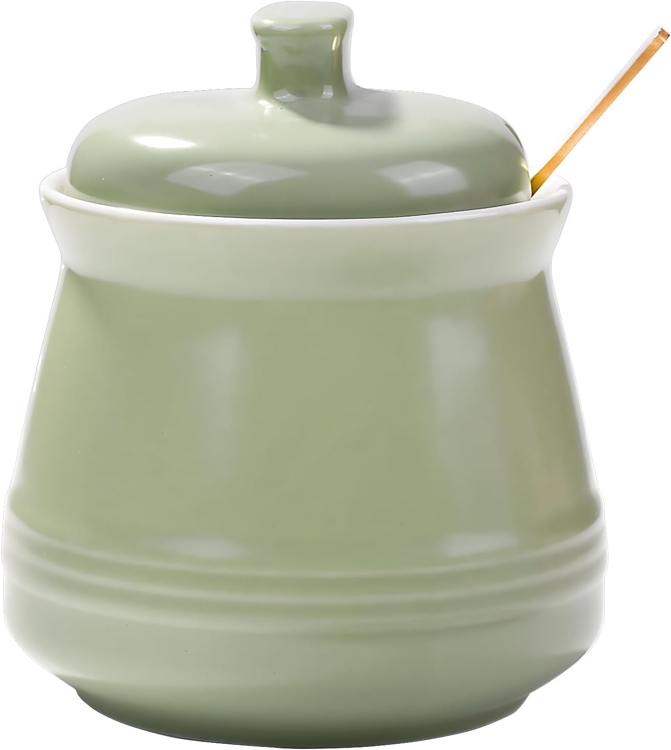 Sugar Bowl with Lid and Spoon, Ceramic Sugar Bowl,Multi